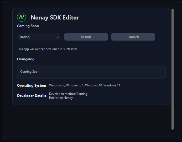 Nonay SDK coming soon
